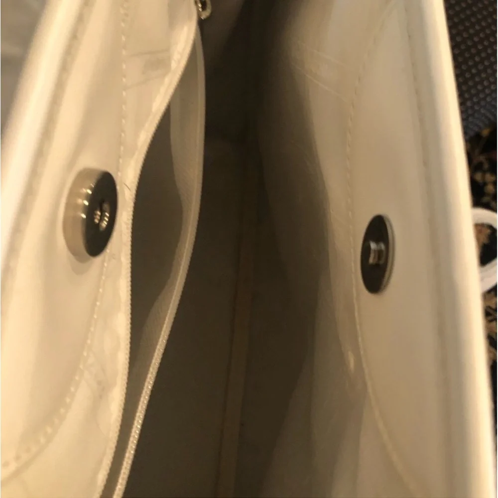 LONGCHAMP ROSEAU LEATHER TOTE NWOT WHITE - Picture 10 of 15